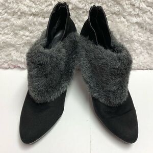 Velvet Heart faux fur stiletto booties size 8.5
